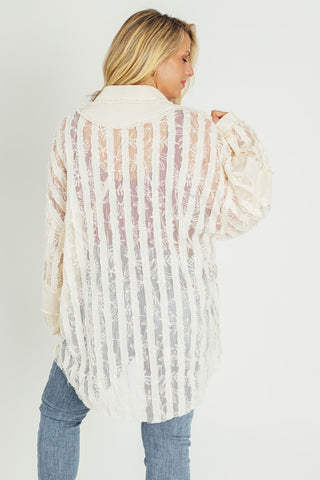 Decisions To Make Sheer Lace Top *Final Sale*