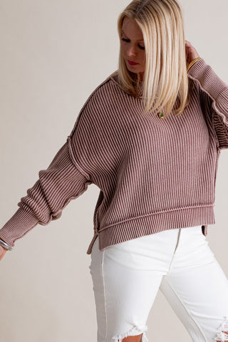 Keep It Brief Oversized Sweater