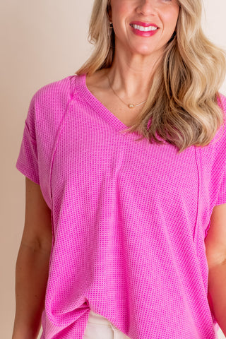 Tranquil Retreat V Neck Top *Final Sale*