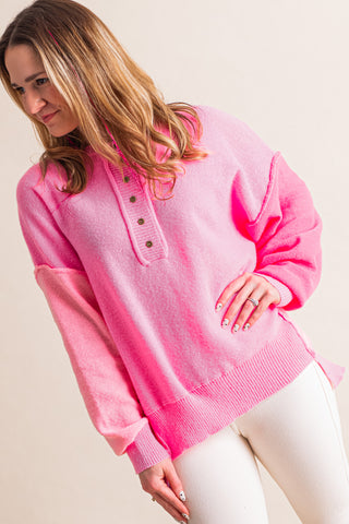 On My Level Color Block Sweater *Final Sale*