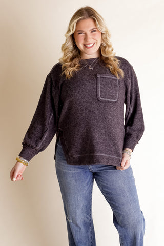 A Few Goodbyes Round Neck Sweater