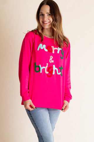 Merry and Bright Round Neck Top