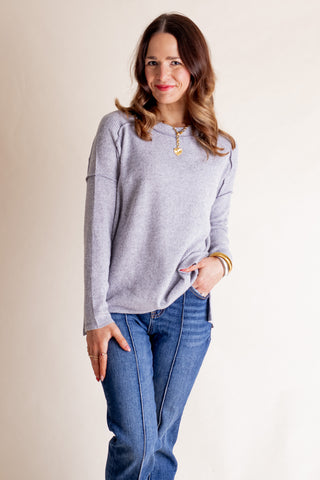 Never Alone Ribbed Sweater