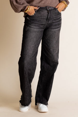 Julia High Rise Wide Leg Jeans