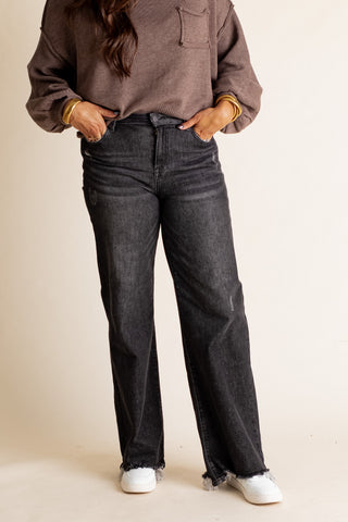 Julia High Rise Wide Leg Jeans