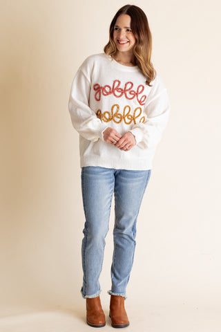 Gobble Gobble Round Neck Sweater