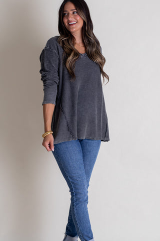 Every Little Thing V Neck Top