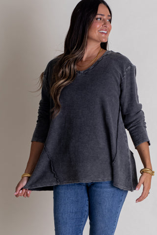 Every Little Thing V Neck Top