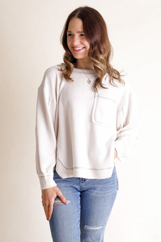 A Few Goodbyes Round Neck Sweater