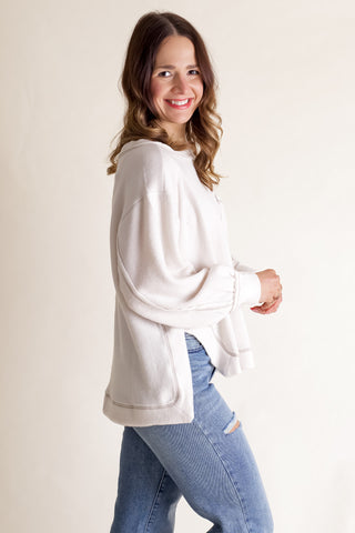 A Few Goodbyes Round Neck Sweater