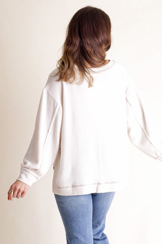 A Few Goodbyes Round Neck Sweater