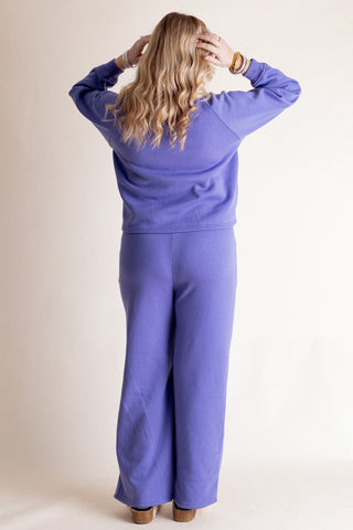 Fuzzy Feeling Fleece Sweatshirt and Sweatpants Set