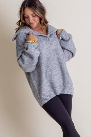 Good In This World Button Front Sweater