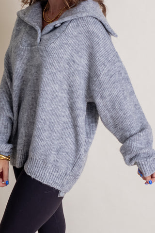 Good In This World Button Front Sweater