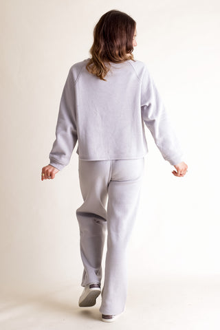 Fuzzy Feeling Fleece Sweatshirt and Sweatpants Set