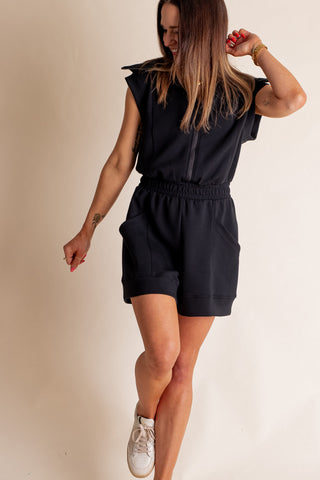 Top Pick Scuba Sleeveless Romper