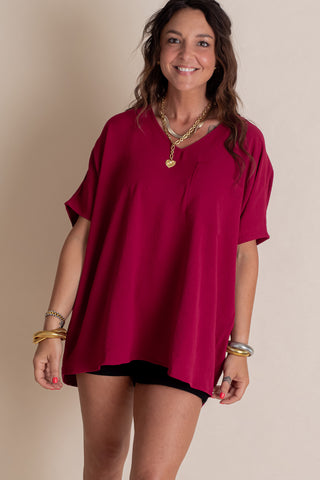 Act Of Love V Neck Top *Final Sale*