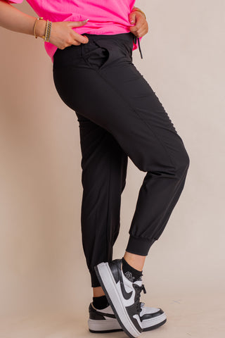 Anything Can Happen Ruched Front Joggers