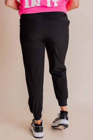 Anything Can Happen Ruched Front Joggers