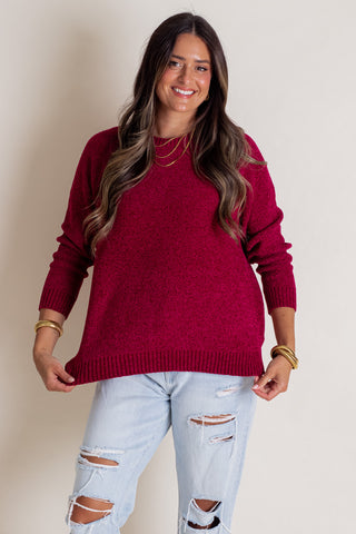 Put Your Heart First Chenille Sweater