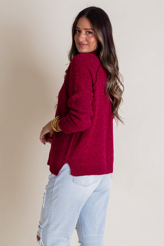 Put Your Heart First Chenille Sweater