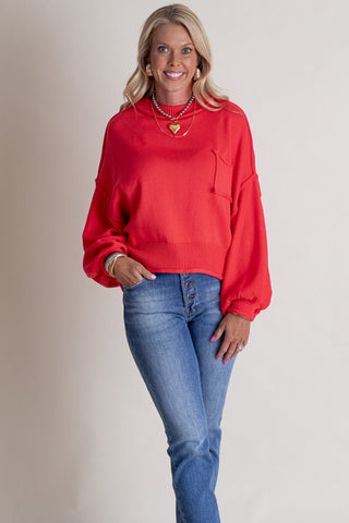 Never Let You Go Mock Neck Sweater