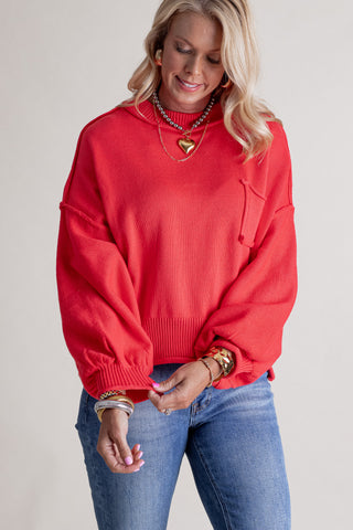 Never Let You Go Mock Neck Sweater *Final Sale*