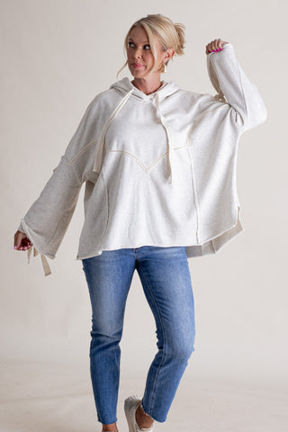 Quick Fix Oversized Hooded Top