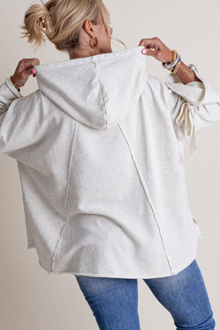 Quick Fix Oversized Hooded Top