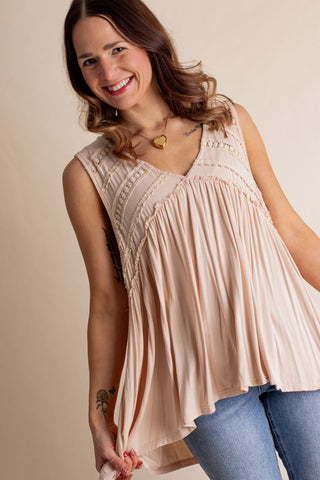 Truth or Dare V Neck Top