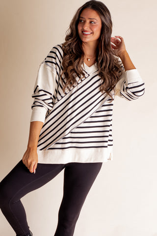 Full Of Charm V Neck Top