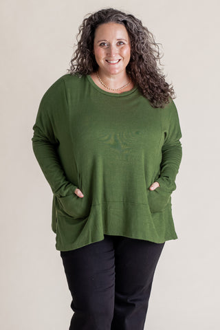 Feeling Your Best Dolman Sleeve Sweater - CURVY