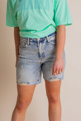 Joanna High Waist Boyfriend Shorts *Final Sale*