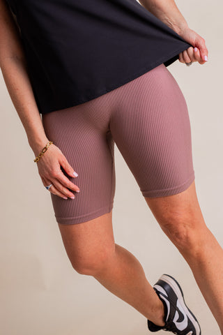 Full Sprint Ribbed Biker Shorts *Final Sale*