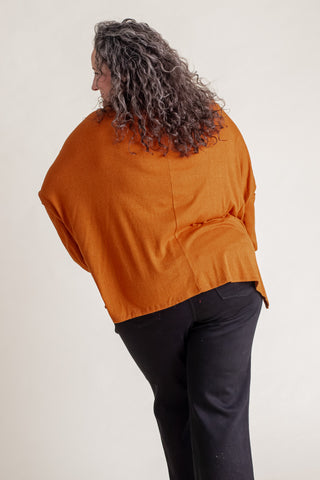 Feeling Your Best Dolman Sleeve Sweater - CURVY