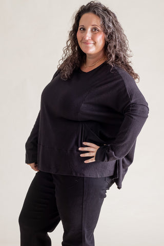 Feeling Your Best Dolman Sleeve Sweater - CURVY