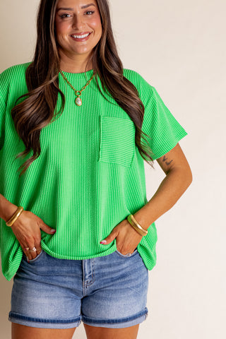 Endless Sunshine Ribbed Top