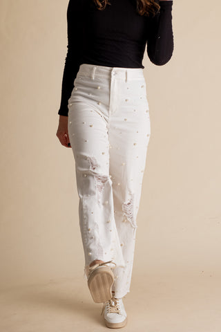 Peyton High Waist Straight Leg Jeans