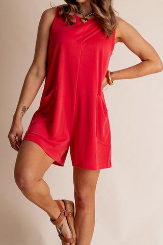 Sounds So Good Sleeveless Romper