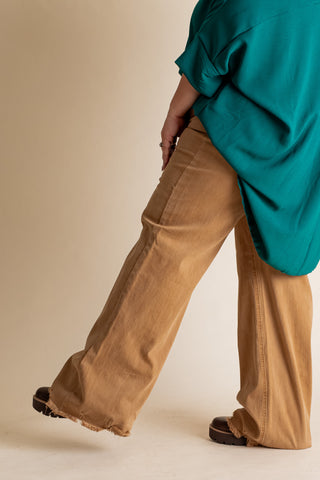 Grace High Rise Wide Leg Pants - CURVY