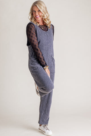 Miles And Miles Scoop Neck Jumpsuit