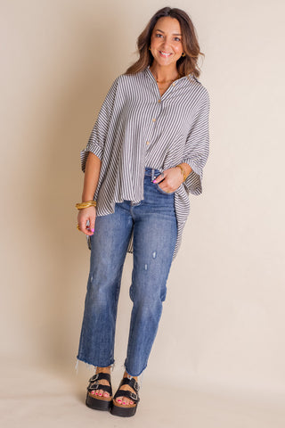 Total Tranquility Button Down Top