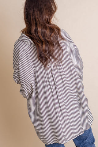 Total Tranquility Button Down Top