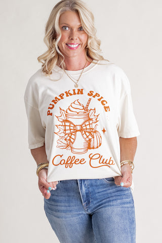 Pumpkin Spice Coffee Club Tee