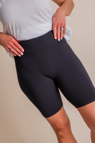 Full Sprint Ribbed Biker Shorts *Final Sale*