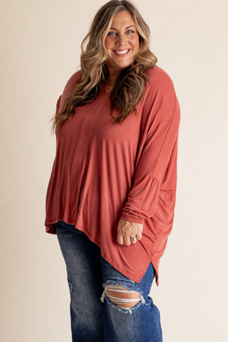 Seize The Day V Neck Top