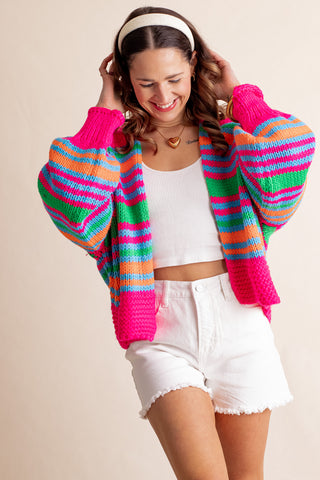 Build Me Up Chunky Knit Cardigan