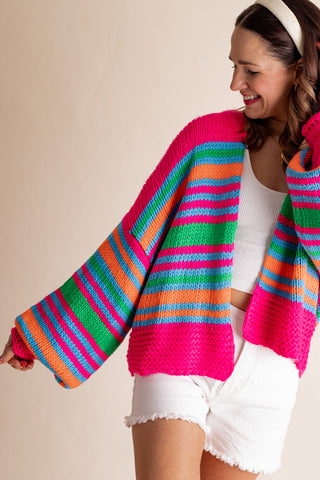 Build Me Up Chunky Knit Cardigan