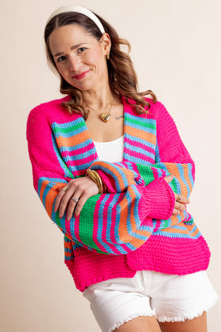 Build Me Up Chunky Knit Cardigan