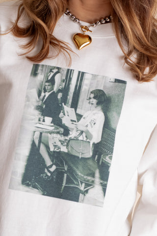 Vintage Girl On The Go Sweatshirt